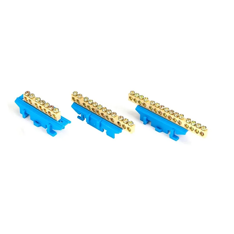 A11  Neutral Bar Link Screw Brass Mounted With Din Rail