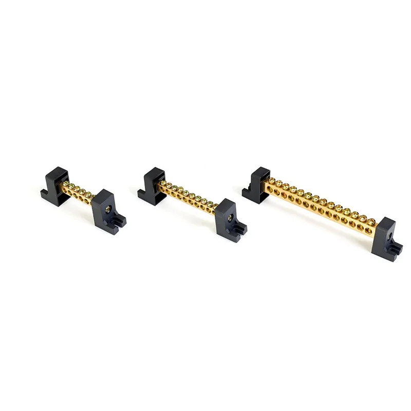 A22  Screw Terminal Neutral Bar with Black Bracket