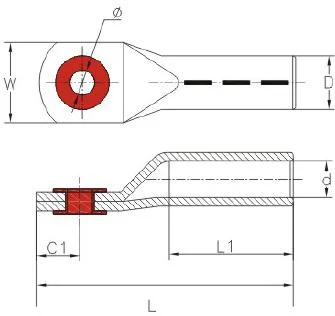Bimetal lugs DTL 3 series Terminals & lugs (3)