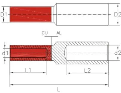 Bimetal lugs GTL series Terminals & lugs (4)