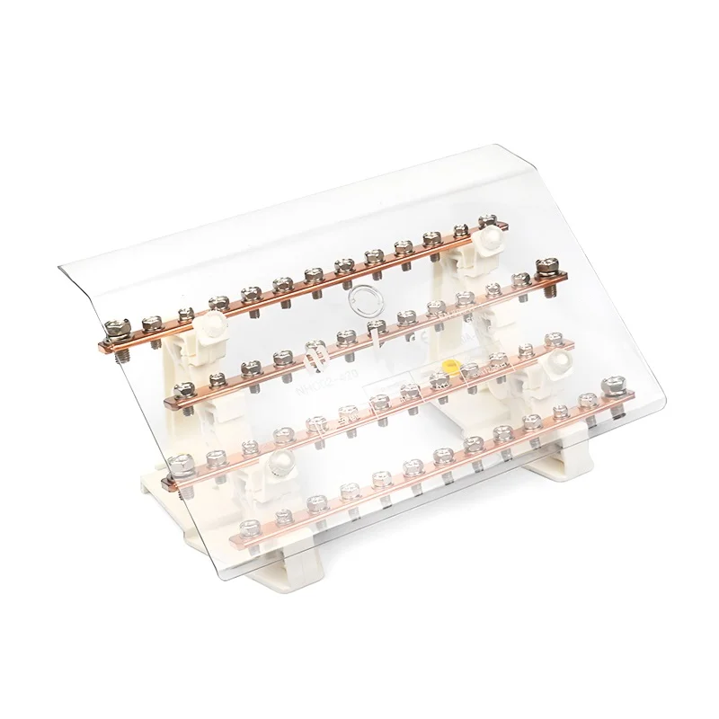 C02-160A Four Phase Electrical Block 160A With Transparent Cover